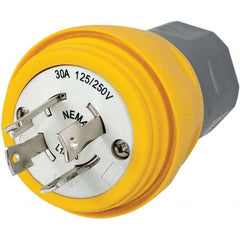 Hubbell Wiring Device-Kellems - 125V 30A NEMA L14-30P Industrial Twist Lock Plug - A1 Tooling