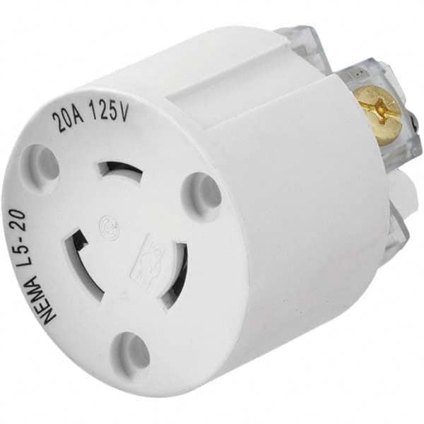 Hubbell Wiring Device-Kellems - 125V 20A NEMA L5-20R Industrial Twist Lock Connector - A1 Tooling