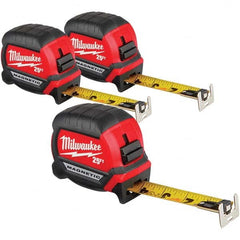 Milwaukee Tool - 25' x 1" Yellow/Black Blade Tape Measure - A1 Tooling