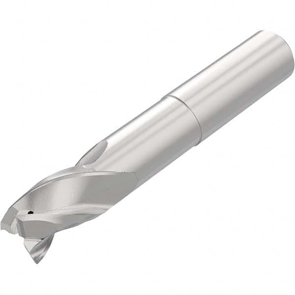 Niagara Cutter - 1/2", 3/4" LOC, 1/2" Shank Diam, 3-1/2" OAL, 3 Flute Solid Carbide Square End Mill - A1 Tooling