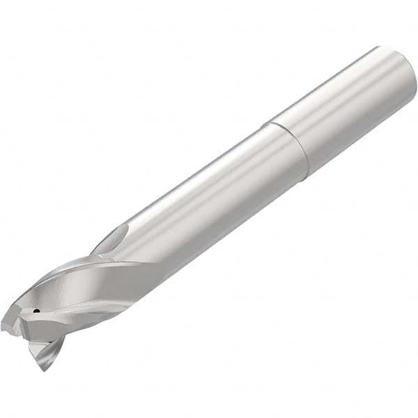 Niagara Cutter - 3/4", 1" LOC, 3/4" Shank Diam, 5-1/2" OAL, 3 Flute Solid Carbide Square End Mill - A1 Tooling