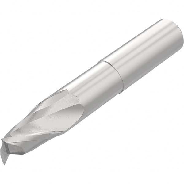 Niagara Cutter - 1/2", 3/4" LOC, 1/2" Shank Diam, 3-1/2" OAL, 2 Flute Solid Carbide Square End Mill - A1 Tooling