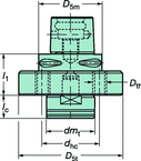 C8A3910550060 CAPTO ADAPTER - A1 Tooling