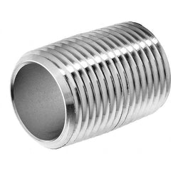 USA Sealing - 1/2 x 1.125" 316 Stainless Steel Pipe Nipple - Exact Industrial Supply