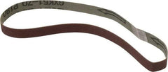 Tru-Maxx - 1/2" Wide x 18" OAL, 180 Grit, Aluminum Oxide Abrasive Belt - Aluminum Oxide, Very Fine, Coated - A1 Tooling