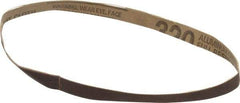 Tru-Maxx - 1/2" Wide x 18" OAL, 320 Grit, Aluminum Oxide Abrasive Belt - Aluminum Oxide, Extra Fine, Coated - A1 Tooling