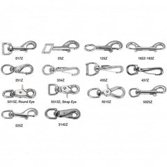 Campbell - 3-1/2" Long Bolt Snap - Nickel Plated with 3/8" Snap Opening - A1 Tooling