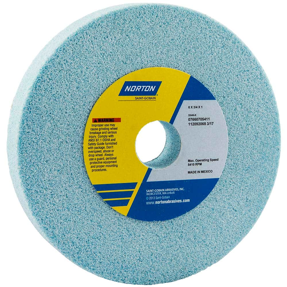 Norton - Bench & Pedestal Grinding Wheels Wheel Diameter (Inch): 6 Hole Size (Inch): 1 - A1 Tooling