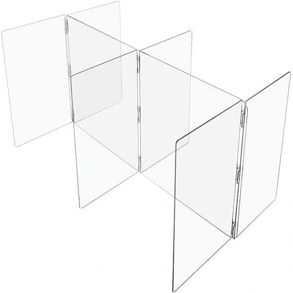 USA Sealing - 48" x 72" Self-Supporting Partition & Panel System-Social Distancing Barrier - A1 Tooling