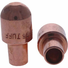 Tuffaloy - Spot Welder Tips For Use With: 5RW Cap Taper Electrode Holder Type: Male Cap B Nose (Dome) - A1 Tooling