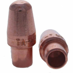 Tuffaloy - Spot Welder Tips For Use With: 4RW Cap Taper Electrode Holder Type: Male Cap A Nose (Pointed) - A1 Tooling