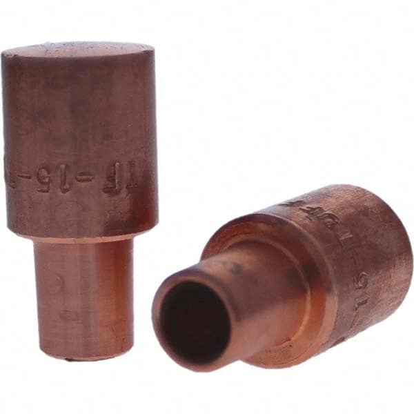 Tuffaloy - Spot Welder Tips For Use With: 5RW Cap Taper Electrode Holder Type: Male Cap F Nose (Radius) - A1 Tooling