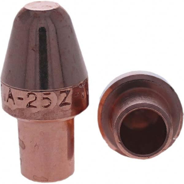 Tuffaloy - Spot Welder Tips For Use With: 5RW Cap Taper Electrode Holder Type: Male Cap A Nose (Pointed) - A1 Tooling