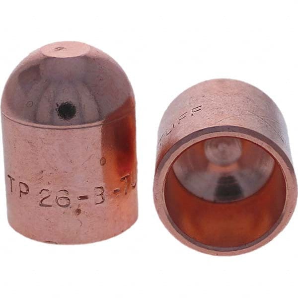 Tuffaloy - Spot Welder Tips For Use With: 6RW Cap Taper Electrode Holder Type: Female Cap B Nose (Dome) - A1 Tooling