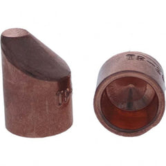 Tuffaloy - Spot Welder Tips For Use With: 5RW Cap Taper Electrode Holder Type: Female Cap D Nose (Offset) - A1 Tooling