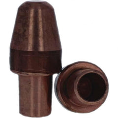 Tuffaloy - Spot Welder Tips For Use With: 6RW Cap Taper Electrode Holder Type: Male Cap A Nose (Pointed) - A1 Tooling