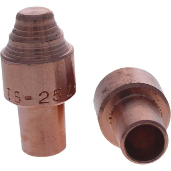 Tuffaloy - Spot Welder Tips For Use With: 5RW Cap Taper Electrode Holder Type: Male Cap S Nose - A1 Tooling