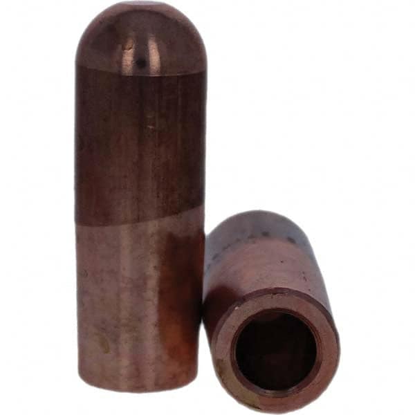 Tuffaloy - Spot Welder Tips For Use With: 7RW Electrode Holder Type: Straight Tip B Nose (Dome) - A1 Tooling