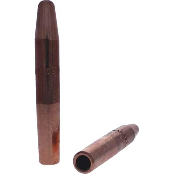 Tuffaloy - Spot Welder Tips For Use With: 4RW Electrode Holder Type: Straight Tip A Nose (Pointed) - A1 Tooling