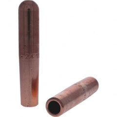 Tuffaloy - Spot Welder Tips For Use With: 6RW Electrode Holder Type: Straight Tip B Nose (Dome) - A1 Tooling