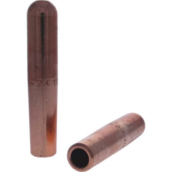 Tuffaloy - Spot Welder Tips For Use With: 4RW Electrode Holder Type: Straight Tip B Nose (Dome) - A1 Tooling