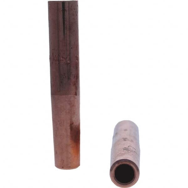 Tuffaloy - Spot Welder Tips For Use With: 4RW Electrode Holder Type: Straight Tip C Nose (Flat) - A1 Tooling