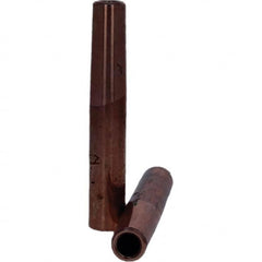 Tuffaloy - Spot Welder Tips For Use With: 4RW Electrode Holder Type: Straight Tip C Nose (Flat) - A1 Tooling