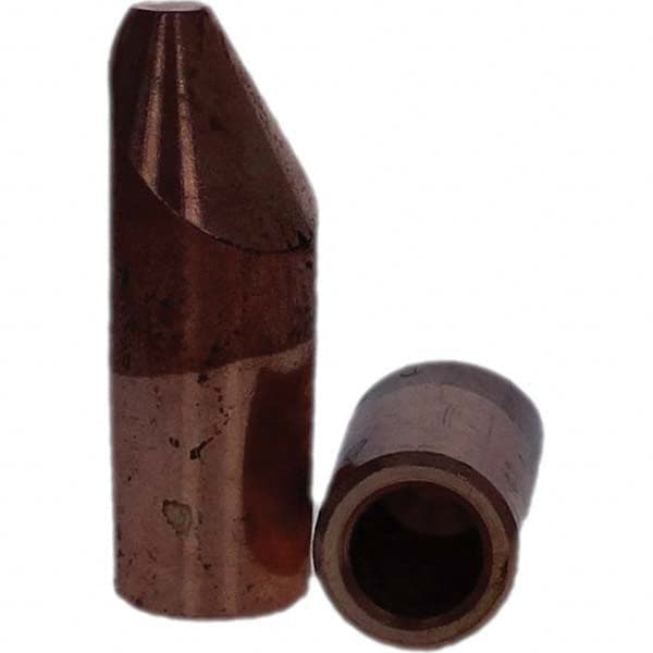 Tuffaloy - Spot Welder Tips For Use With: 5RW Electrode Holder Type: Straight Tip D Nose (Offset) - A1 Tooling