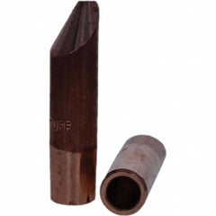 Tuffaloy - Spot Welder Tips For Use With: 5RW Electrode Holder Type: Straight Tip D Nose (Offset) - A1 Tooling