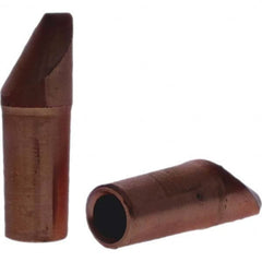 Tuffaloy - Spot Welder Tips For Use With: 4RW Electrode Holder Type: Straight Tip D Nose (Offset) - A1 Tooling