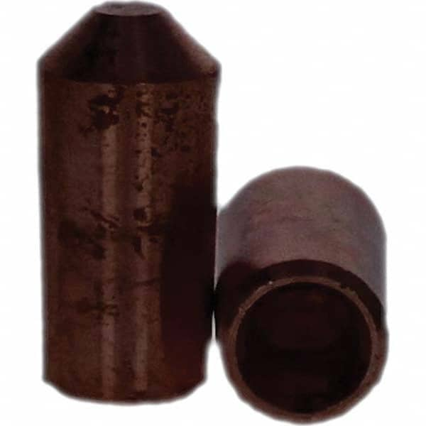 Spot Welder Tips; Tip Type: Straight Tip E Nose (Truncated); Material: RWMA Class 1 - C15000; Type: Straight Tip E Nose (Truncated)