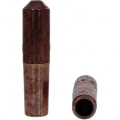 Tuffaloy - Spot Welder Tips For Use With: 4RW Electrode Holder Type: Straight Tip E Nose (Truncated) - A1 Tooling