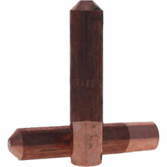 Tuffaloy - Spot Welder Tips For Use With: 5RW Electrode Holder Type: Straight Tip E Nose (Truncated) - A1 Tooling