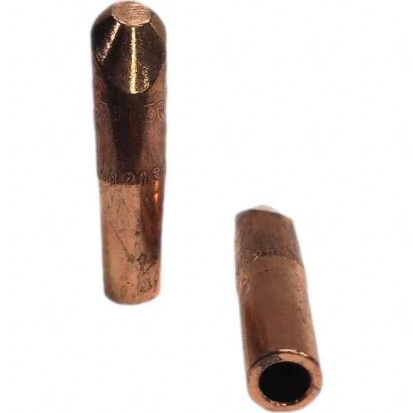 Tuffaloy - Spot Welder Tips For Use With: 4RW Electrode Holder Type: Straight Tip H Nose (Angled Offset) - A1 Tooling