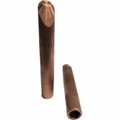 Tuffaloy - Spot Welder Tips For Use With: 4RW Electrode Holder Type: Straight Tip H Nose (Angled Offset) - A1 Tooling