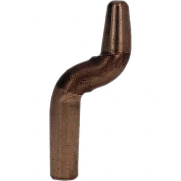 Tuffaloy - Spot Welder Tips For Use With: 4RW Electrode Holder Type: Double Bend Tip A Nose (Pointed) - A1 Tooling