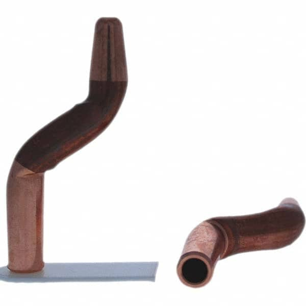 Tuffaloy - Spot Welder Tips For Use With: 4RW Electrode Holder Type: Double Bend Tip A Nose (Pointed) - A1 Tooling