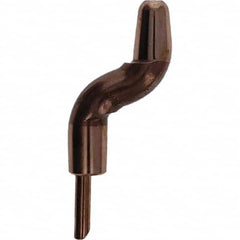 Tuffaloy - Spot Welder Tips For Use With: 5RW Electrode Holder Type: Double Bend Tip A Nose (Pointed) - A1 Tooling