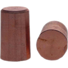 Tuffaloy - Spot Welder Tips For Use With: 4RW Electrode Holder Type: Paddle Tip C Nose (Flat) - A1 Tooling