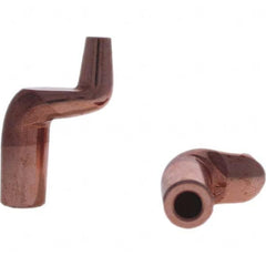 Tuffaloy - Spot Welder Tips For Use With: 5RW Electrode Holder Type: Misc Double Bend Tip C Nose (Flat) - A1 Tooling