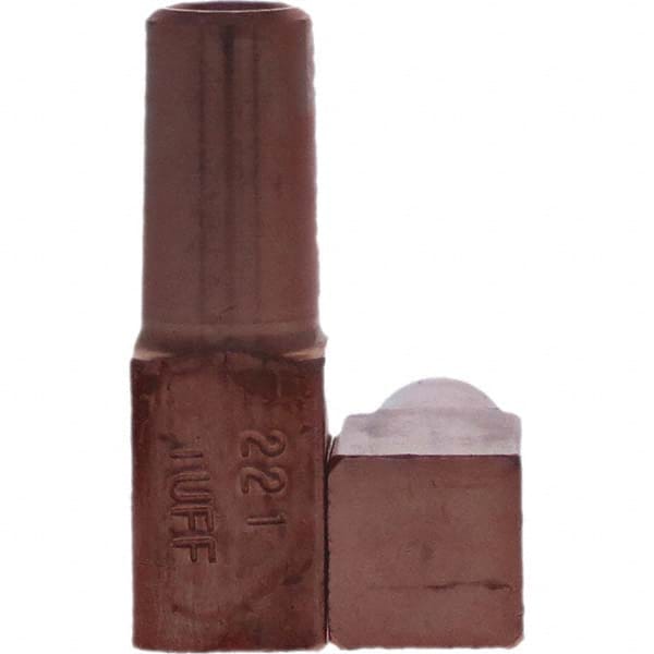 Tuffaloy - Spot Welder Tips For Use With: 5RW Electrode Holder Type: Backup Electrode Rectangular Face - A1 Tooling