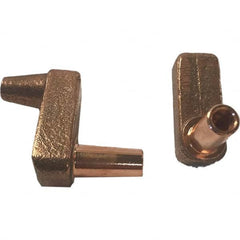 Tuffaloy - Spot Welder Tips For Use With: 4RW Electrode Holder Type: Misc Double Bend Tip E Nose (Truncated) - A1 Tooling