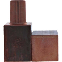 Tuffaloy - Spot Welder Tips For Use With: 5RW Electrode Holder Type: Backup Electrode Rectangular Face - A1 Tooling