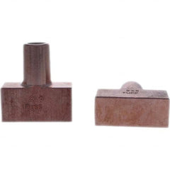 Tuffaloy - Spot Welder Tips For Use With: 5RW Electrode Holder Type: Backup Electrode Rectangular Face - A1 Tooling