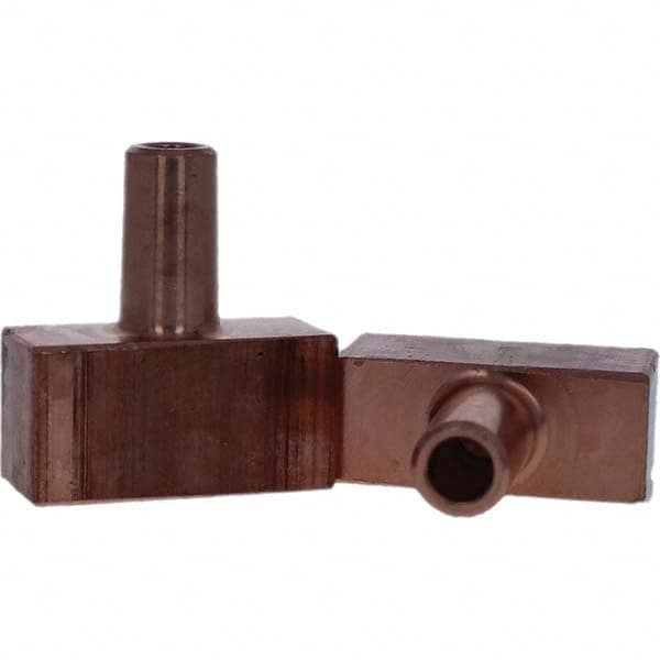 Tuffaloy - Spot Welder Tips For Use With: 4RW Electrode Holder Type: Backup Electrode Rectangular Face - A1 Tooling