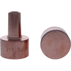 Tuffaloy - Spot Welder Tips For Use With: 4RW Electrode Holder Type: Backup Electrode Round Face - A1 Tooling