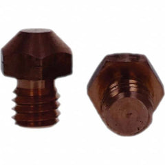 Tuffaloy - Spot Welder Tips For Use With: 3/8-16 Threaded Electrode Holder Type: Threaded Tip A Nose (Pointed) - A1 Tooling