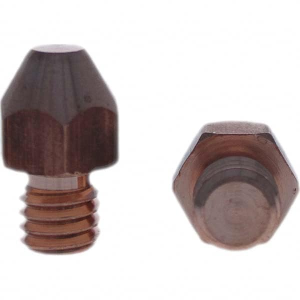 Tuffaloy - Spot Welder Tips For Use With: 3/8-16 Threaded Electrode Holder Type: Threaded Tip A Nose (Pointed) - A1 Tooling