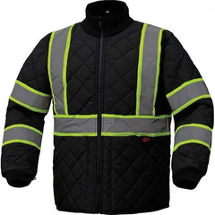 GSS Safety - Size 5XL Black Waterproof & Wind Resistant Jacket - A1 Tooling