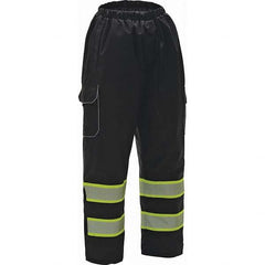 GSS Safety - Size S/M Black Waterproof Rain Pants - A1 Tooling